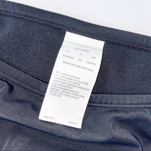 Nike Womens Swimsuit Two Piece Swim Bikini Black S - Picture 6 of 11